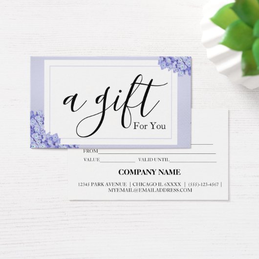 シンプルモダン商品券 (デスク)