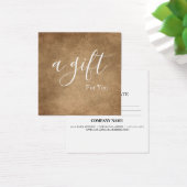 シンプルモダン商品券 (デスク)