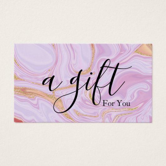 シンプルモダン商品券 (正面)