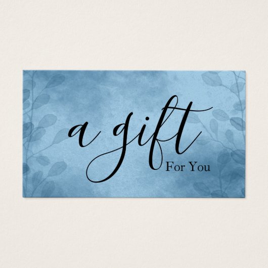 シンプルモダン商品券 (正面)