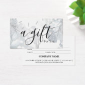 シンプルモダン商品券 (デスク)