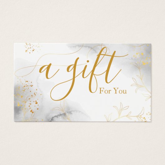 シンプルモダン商品券 (正面)