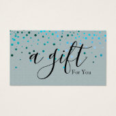 シンプルモダン商品券 (正面)