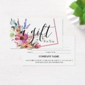 シンプルモダン商品券 (デスク)