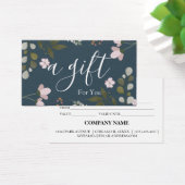 シンプルモダン商品券 (デスク)