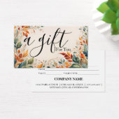 シンプルモダン商品券 (デスク)