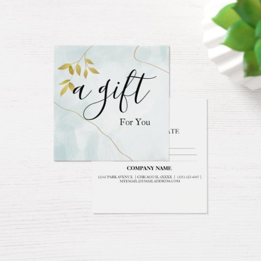 シンプルモダン商品券 (デスク)