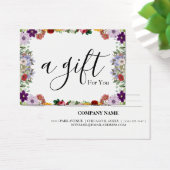 シンプルモダン商品券 (デスク)