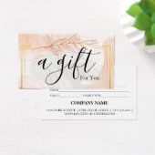 シンプルモダン商品券 (デスク)