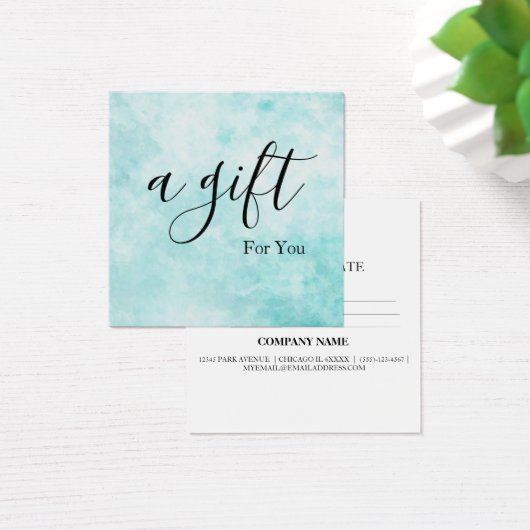 シンプルモダン商品券 (デスク)