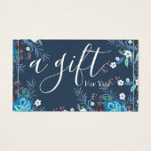 シンプルモダン商品券 (正面)