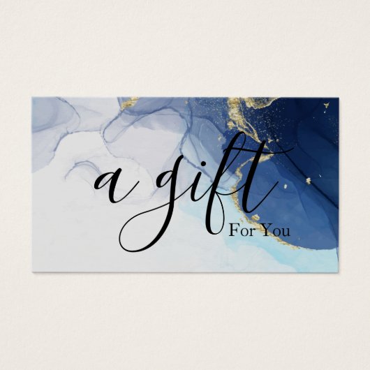 シンプルモダン商品券 (正面)