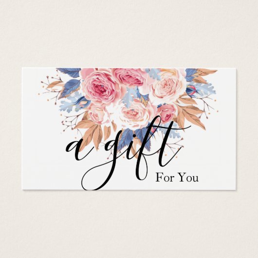 シンプルモダン商品券 (正面)