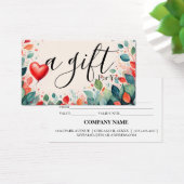 シンプルモダン商品券 (デスク)