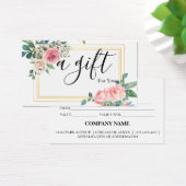 シンプルモダン商品券 (デスク)