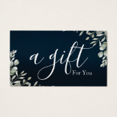 シンプルモダン商品券 (正面)