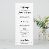 シンプルモダン多用途カジュアル白黒 プログラム (スタンド正面)