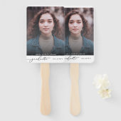 シンプルモダン大学院生パーティー ハンドファン (正面&裏面)