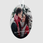 シンプルモダン婚約 オーナメント (正面)