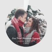 シンプルモダン婚約 オーナメント (正面)