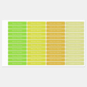 シンプルモダン子供の名前カスタム防水 ラベル (シート)