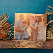 シンプルモダン家族の写真 フォトプラーク (側面)