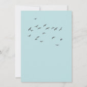 シンプルモダン山水色シャワー 招待状 (裏面)