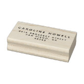 シンプルモダン差出人住所クラシックミニマル ラバースタンプ (スタンプ)