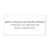 シンプルモダン差出人住所自己インキング・スタンプ セルフインキングスタンプ (デザイン)