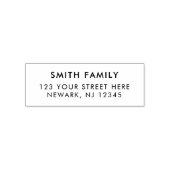 シンプルモダン差出人住所 セルフインキングスタンプ (デザイン)