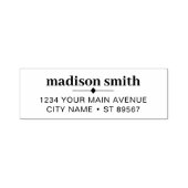 シンプルモダン差出人住所 セルフインキングスタンプ (デザイン)