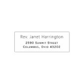 シンプルモダン差出人住所 セルフインキングスタンプ (デザイン)