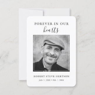 シンプルモダン悔やみや弔慰葬儀 サンキューカード