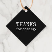 シンプルモダン感謝していの来 フェイバータグ (正面)