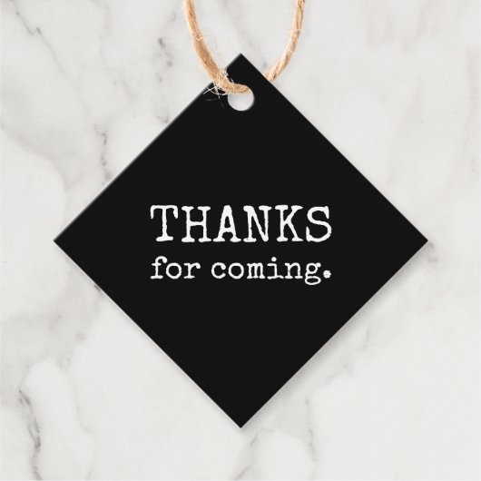 シンプルモダン感謝していの来 フェイバータグ (正面)