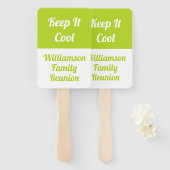 シンプルモダン懇親会保ユクールーネ ハンドファン (正面&裏面)