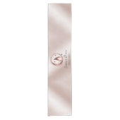 シンプルモダン手作りハニーキャンドル ショートテーブルランナー (正面)