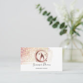 シンプルモダン手作りハニーキャンドル 名刺 (スタンド正面)