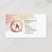 シンプルモダン手作りハニーキャンドル 名刺 (裏面)