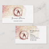 シンプルモダン手作りハニーキャンドル 名刺 (正面/裏面)