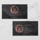 シンプルモダン手作りハニーキャンドル 名刺 (正面/裏面)