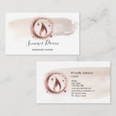 シンプルモダン手作りハニーキャンドル 名刺 (正面/裏面)