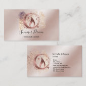 シンプルモダン手作りハニーキャンドル 名刺 (正面/裏面)