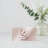 シンプルモダン手作りハニーキャンドル 名刺 (スタンド正面)