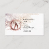 シンプルモダン手作りハニーキャンドル 名刺 (裏面)