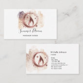 シンプルモダン手作りハニーキャンドル 名刺 (正面/裏面)