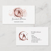 シンプルモダン手作りハニーキャンドル 名刺 (正面/裏面)