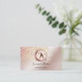 シンプルモダン手作りハニーキャンドル 名刺 (スタンド正面)