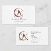 シンプルモダン手作りハニーキャンドル 名刺 (正面/裏面)