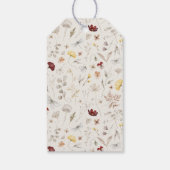 シンプルモダン手書き台本メリークリスマス ギフトタグ (裏面)